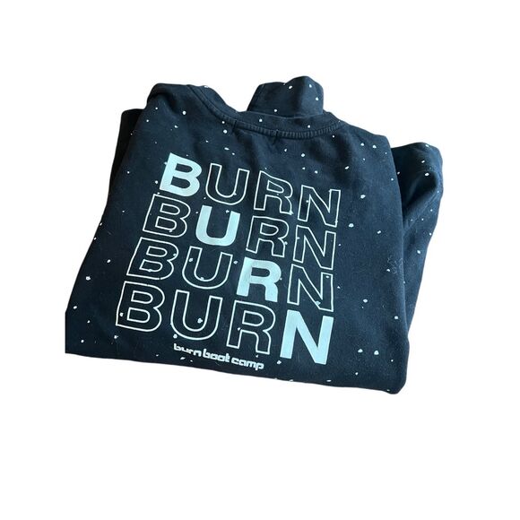 Burn boot camp womens black sweatshirt - Picture 2 of 4